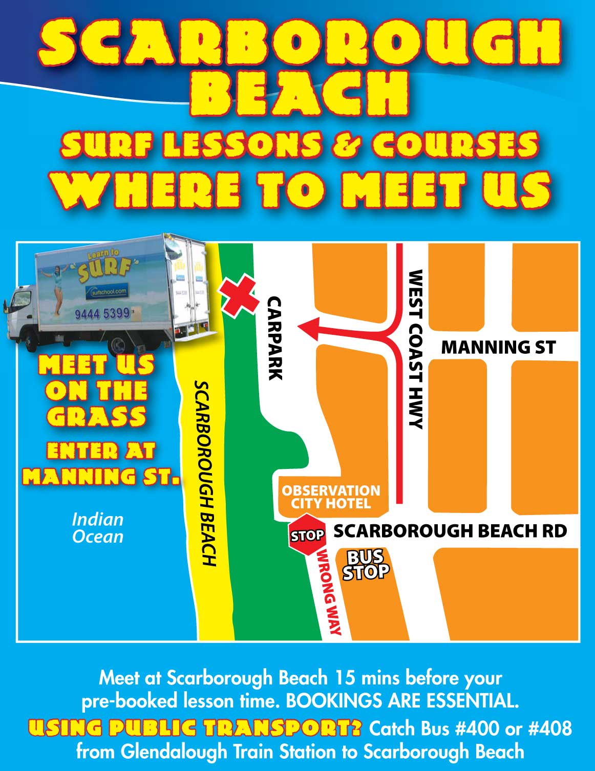 Scarborough Beach map