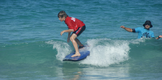 Kids surfing lessons Perth